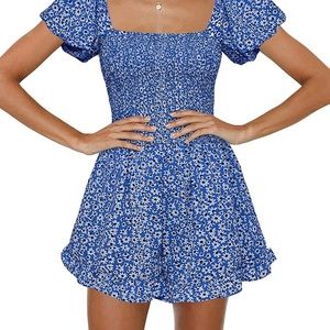 Women’s Floral Shorts Romper